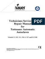 Tuttnauer E-Series Autoclave - Repair Manual (2008)