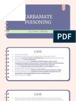 Carbamate Poisoning