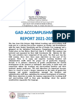 JUANSCI GAD Accomplishment Report