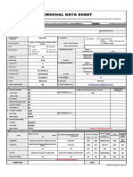 CS Form No. 212 - Personal Data Sheet (With Sample Data)