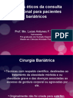 Ética da consulta nutricional para pacientes bariátricos