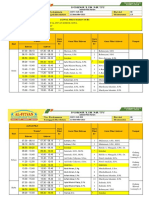 Jadwal Piket Lorong SMPIT AFISGO Semester Genap TP. 2022_2023