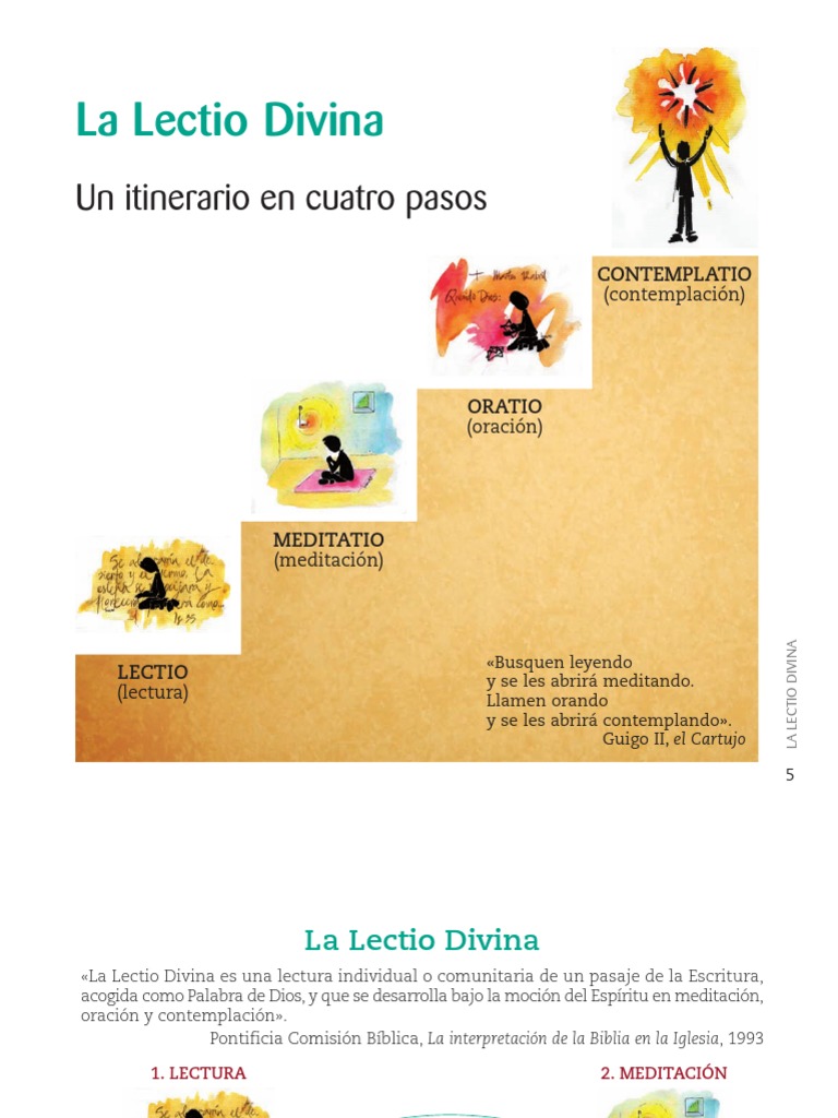 Pasos de la Lectio Divina | PDF | Lectio Divina | Oración