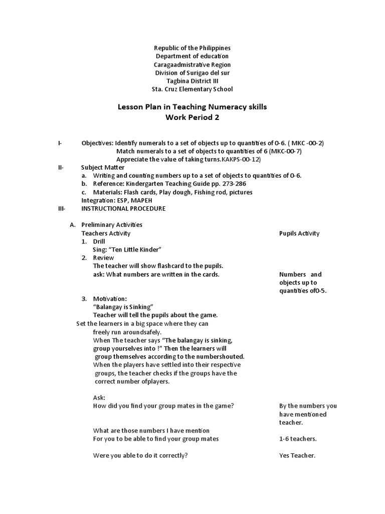 Cot LP PDF Teachers Education Theory