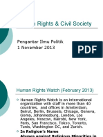 Human Rights & Civil Society