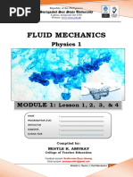 Module 1 Physics 1 Fluid Mechanics