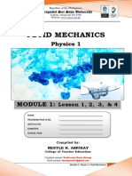 Module 1 Physics 1 Fluid Mechanics