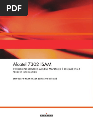 7302 - 7330 ISAM R2.5 Product Information | PDF | Digital