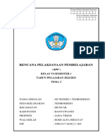 RPP Kelas 6 Tema 3