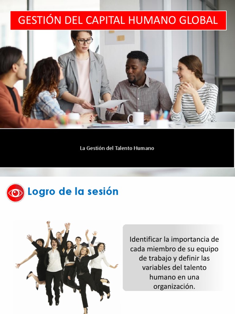 Sesión 1 La Gestión Del Capital Humano 2023 0 Pdf Pdf Gestión Del