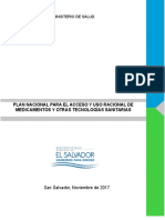 Plan Nacional Uso Racional Medicamentos y Otras Tecnologias Sanitarias v1