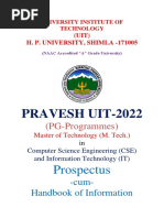 M - Tech - Prospectus-2022