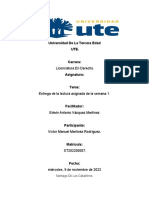 Reporte de Lectura 1, Derecho de Las Personas.