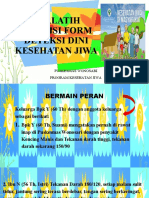 Deteksi Dini Kesehatan Jiwa di Puskesmas Wonosari