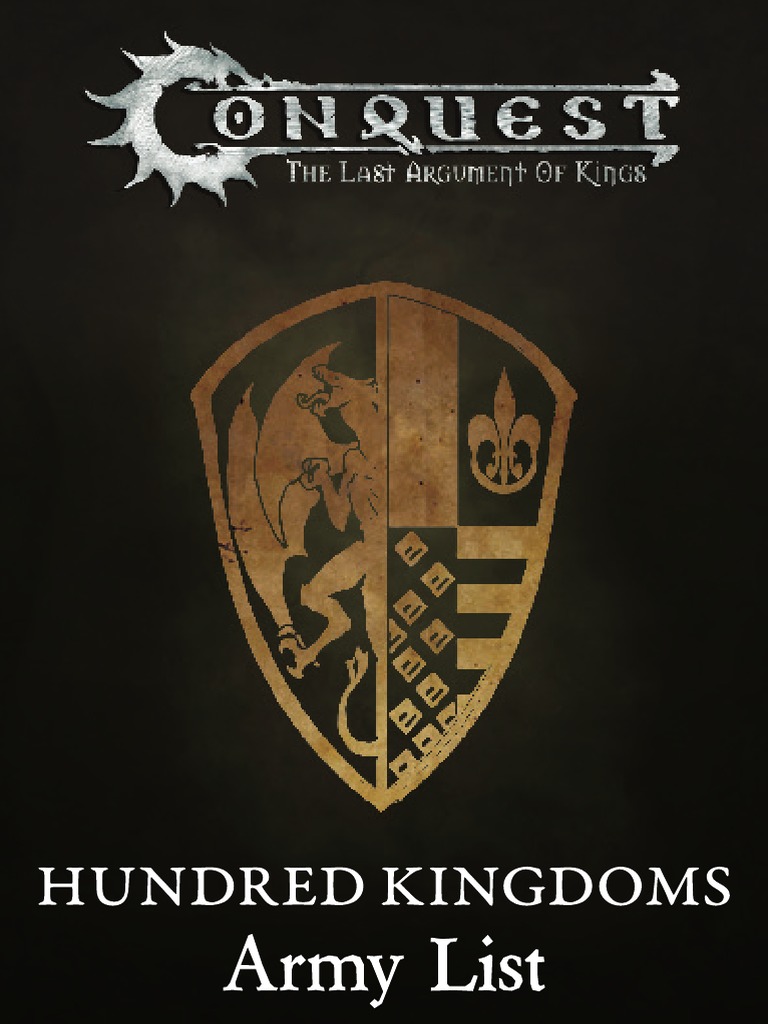 Army List Building for Conquest Game | PDF | Regiment | Cavalry