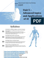 Advanced Topics and Applications of AI Syllabus