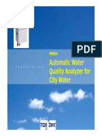 Automatic Water Quality Analyzer for City Water