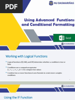 IT Tools Week 12 - Using Advanced Functions and Conditional Formatting