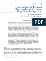 evaluation of primary English Textbooks in Vietnam