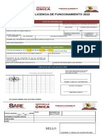 Formato de Licencia de Funcionamiento Bajo Impacto