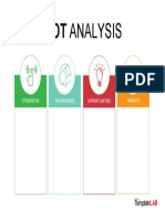 SWOT Analysis Template 04