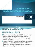 Pertemuan Ke 5 Standar Akuntansi Keuangan