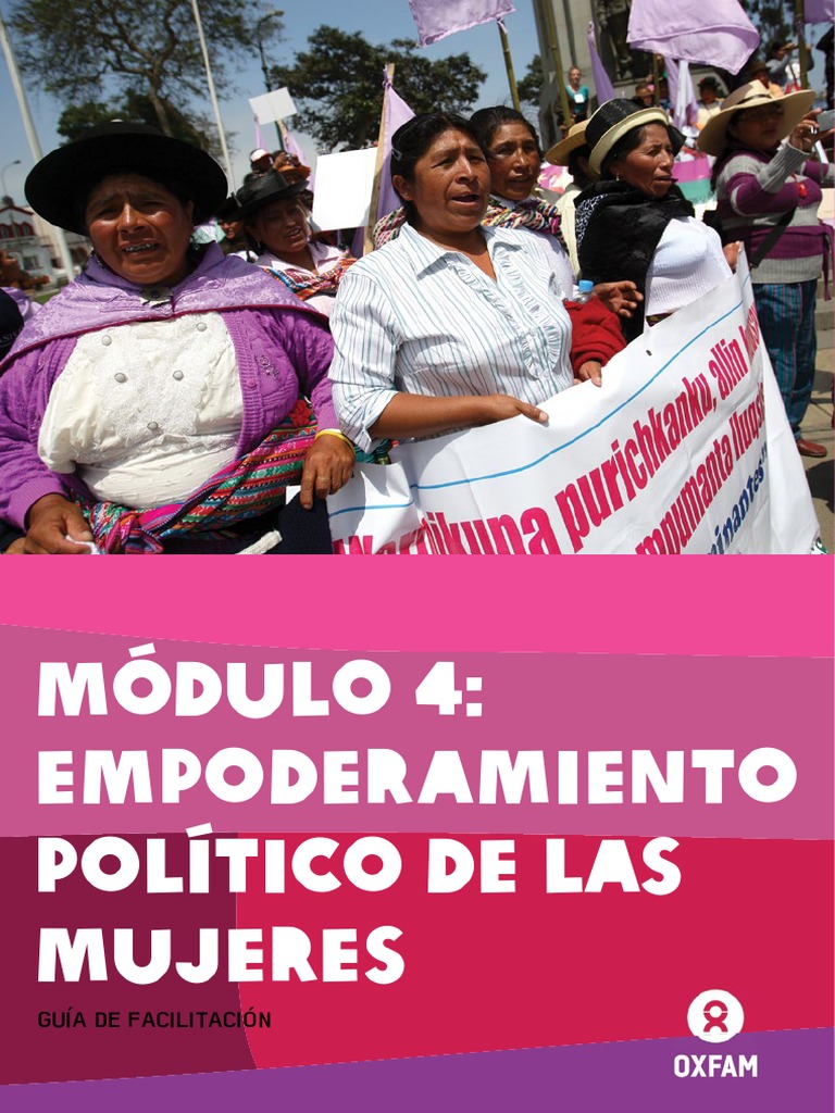 Guia Facilitación - Módulo 4 Empoderamiento Político de Las Mujeres - 2 ...