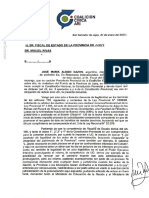 Denuncia Restitución Del Pucará de Tilcara de La Coalición Cívica-ARI (CC-ARI), José María Albizo Cazón