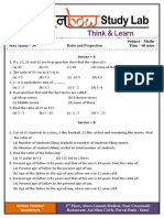 Ratio and Proportion