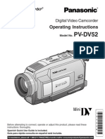 Panasonic PVDV52 Manual