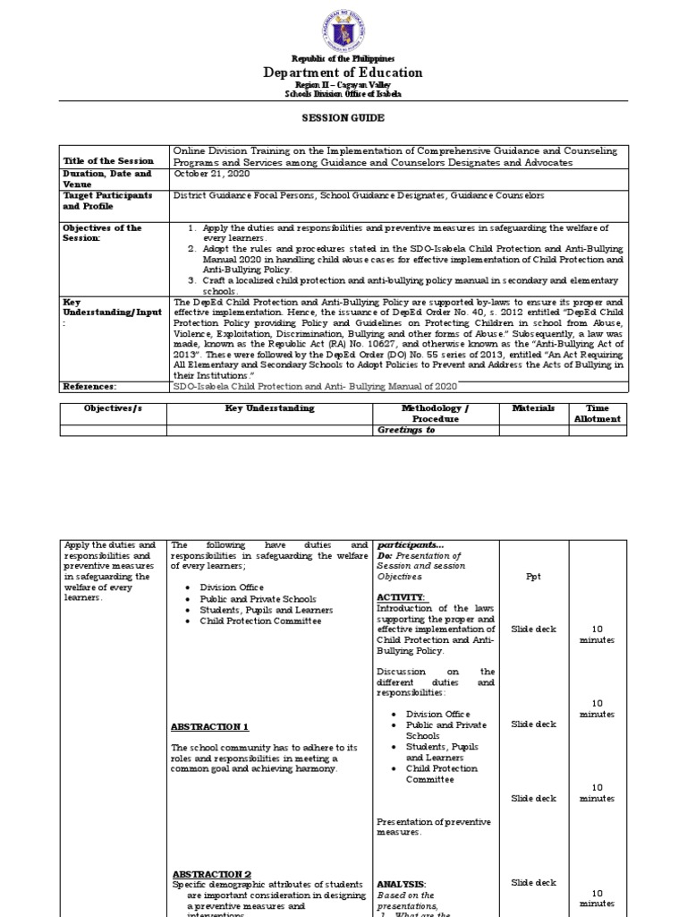 CPC Functionality Tool Training Guide | PDF | Child Protection | Bullying