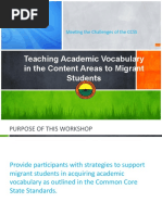 Academic Vocabulary POWERPOINT