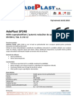 AdePlast SP240 Fisa Tehnica