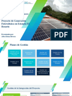 Proyecto de Generación Fotovoltaica en Estancia El Rosario