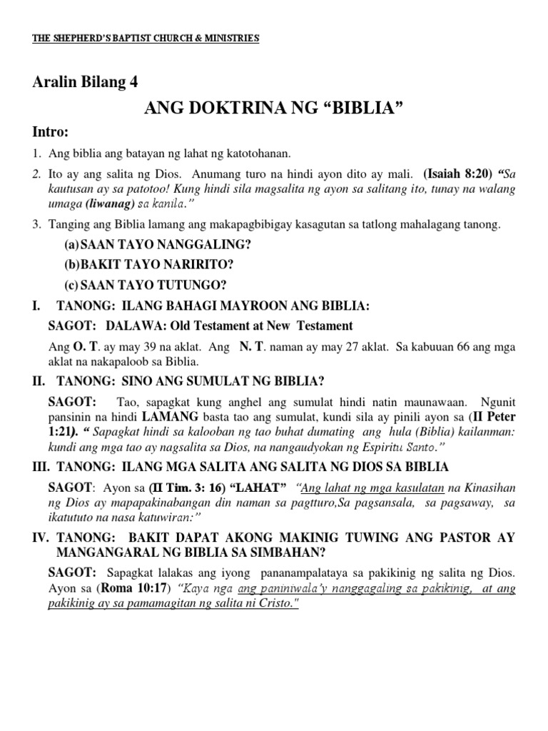 04 Bible | PDF