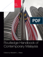 Routledge Handbook On Contemporary Malaysia