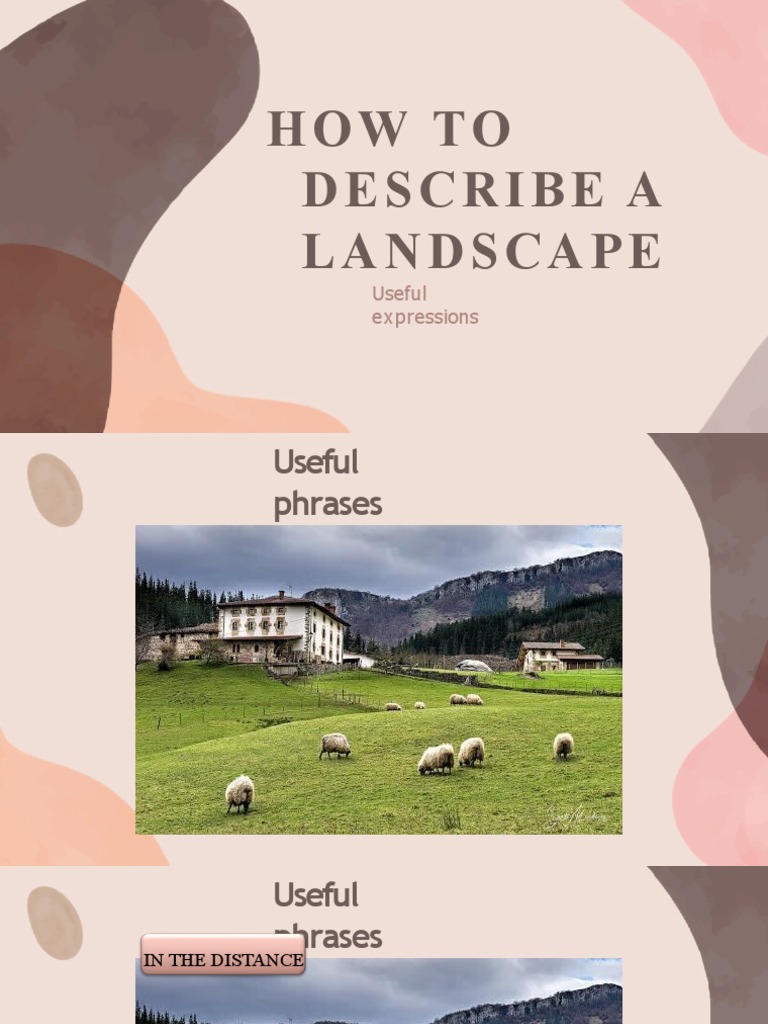 How To Describe A Landscape | PDF | Physical Geography