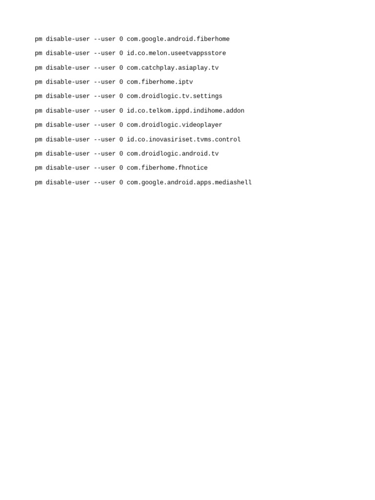 Disable Notif Indihome Hg680p | PDF