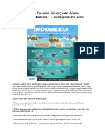 Pemanfaatan Potensi Kekayaan Alam Indonesia
