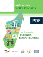 2019 - Madagascar - Avantages Fiscaux EnR (GIZ)