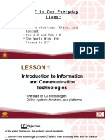 L1 Introduction to Information and Communication Technology