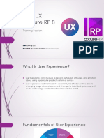 UX & Axure RP 8 - Training Session 2021