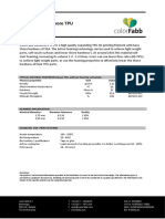 Technical datasheet for ColorFabb varioShore TPU filament