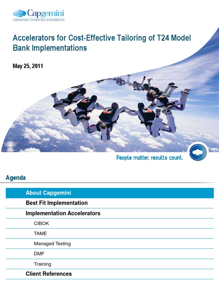 G - Accelerators For Cost Effective Tailoring of T24 Model Bank ...