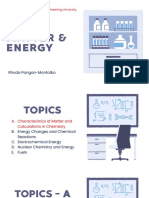 Chapter 2A Characteristics of Matter and Calculations in Chemistry