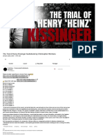 The Trial of Henry Kissinger Audiobook by Christopher Hitchens