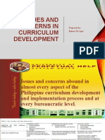 ISSUES AND CONCERNS IN CURRICULUM DEVELOPMENT - Robert - Opis