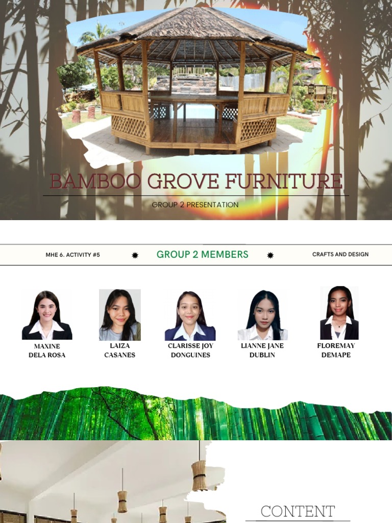 Curated visual reference: Picture Idea: Eco Friendly Bamboo Furniture Designs Pdf Bamboo