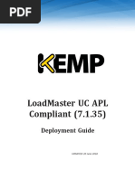 Deployment Guide-KEMP LoadMaster UC-APL Compliant 7 1 35