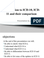 ICD-10 to ICD-11: Understanding the Updates